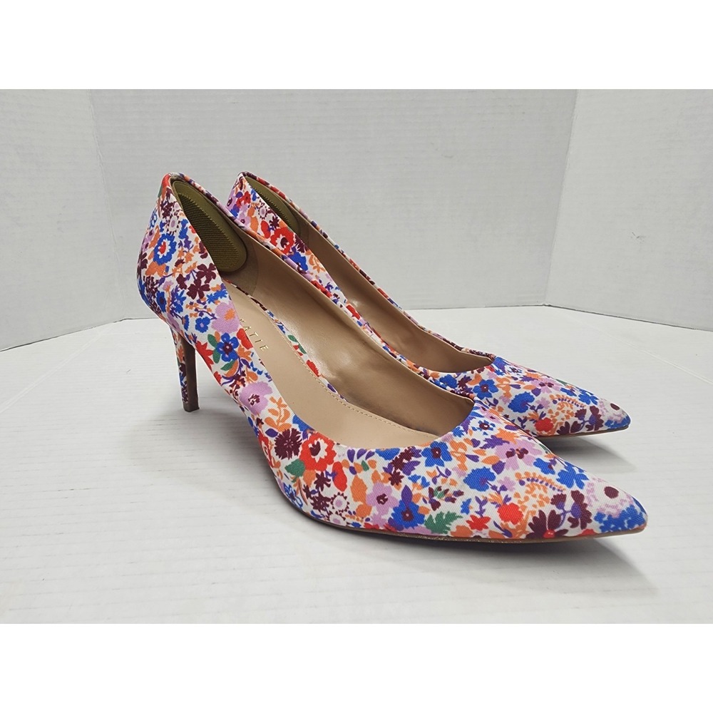 Katie & Kelly floral heels Spring Dress Shoes Pointed Toe Formal Elegant Sz 9